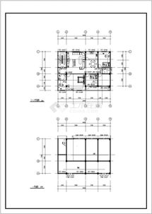 某豪华小区住宅建筑设计施工平面图纸